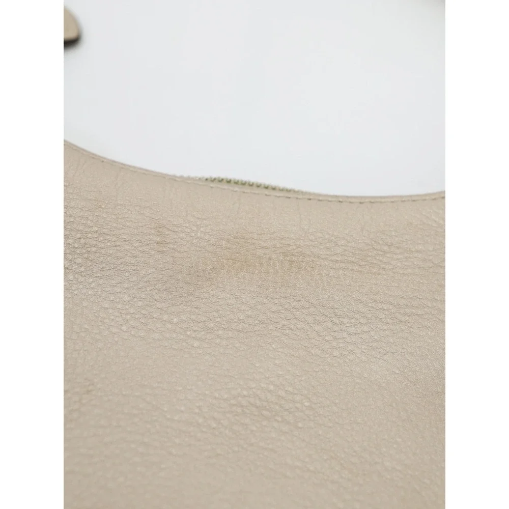 Coach Kristin Leather Hobo Bag Champagne Pearl Metallic Shoulder Purse F22306
